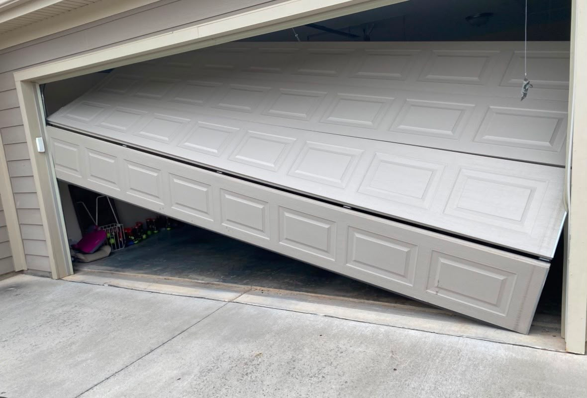 Off-Track Door Repair